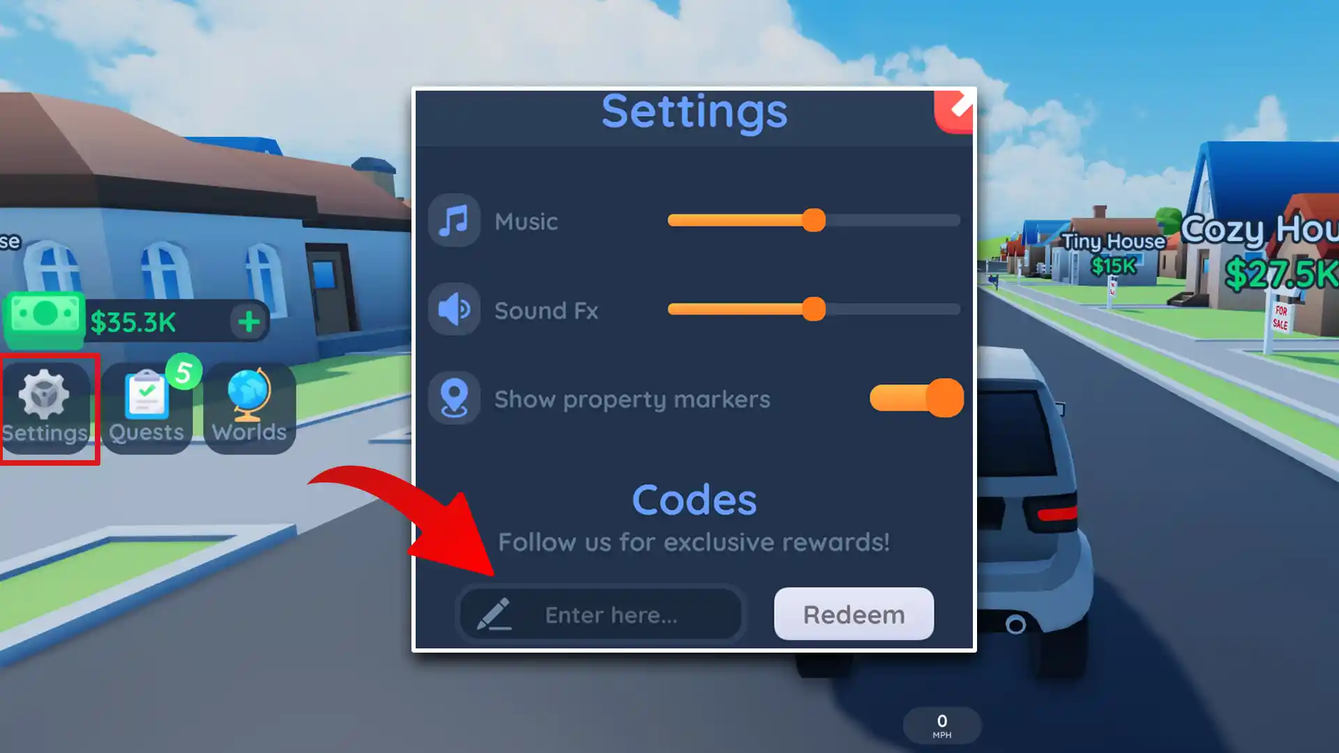 how to redeem investor city codes