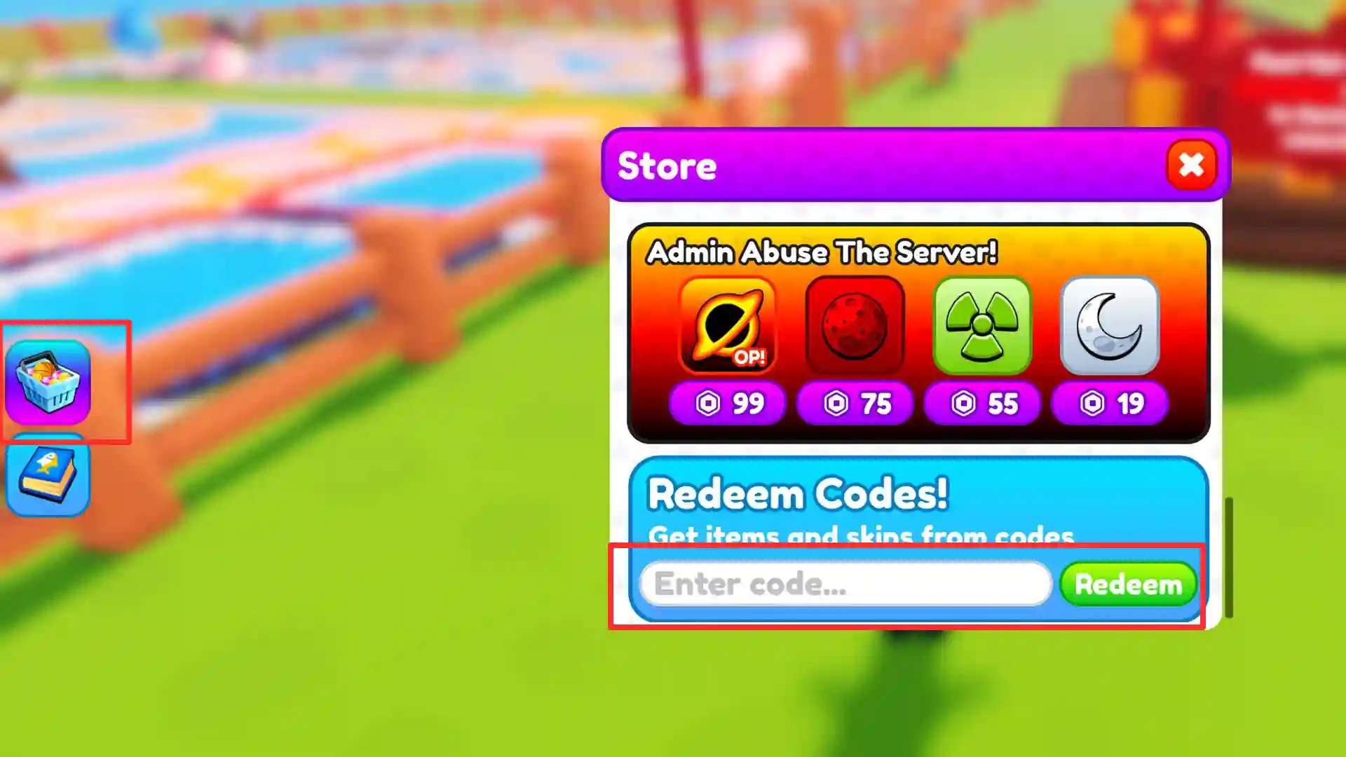 how to redeem farm a fish codes