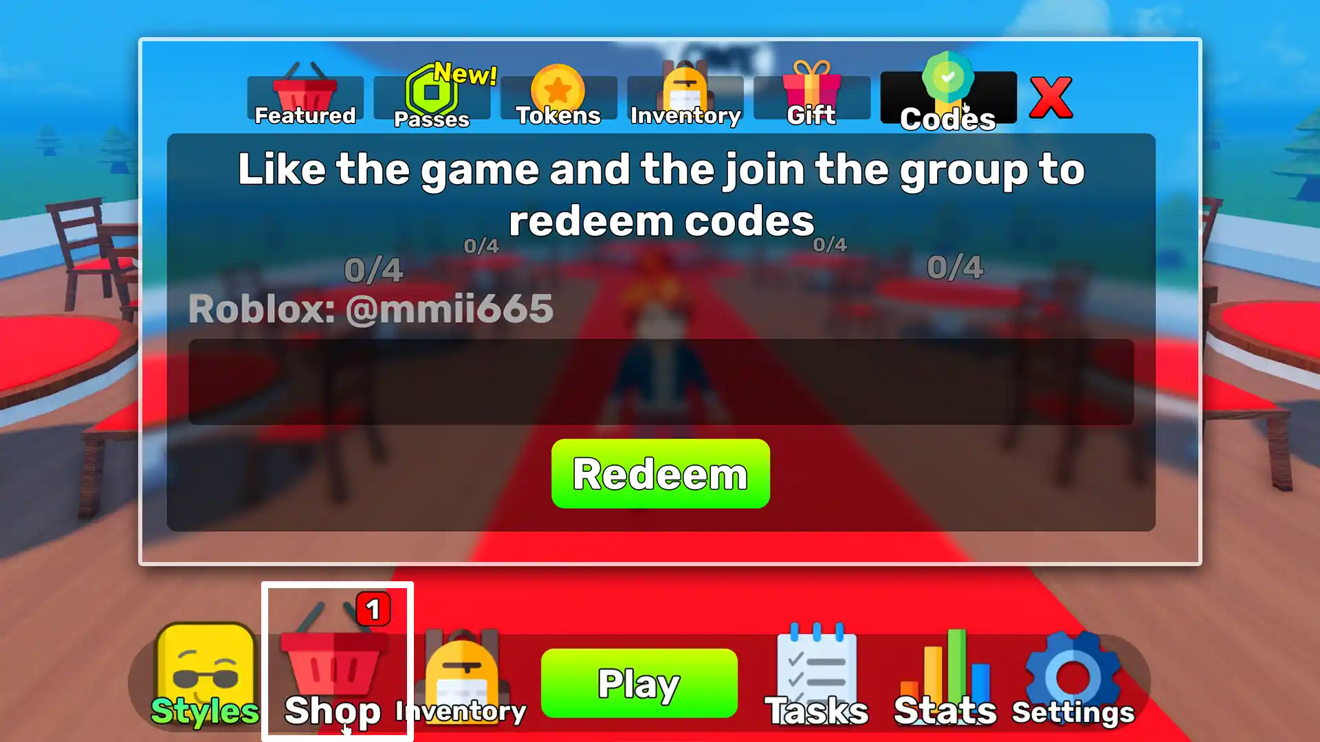 how to redeem last letter codes roblox
