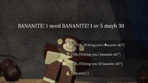 bring bananite quest