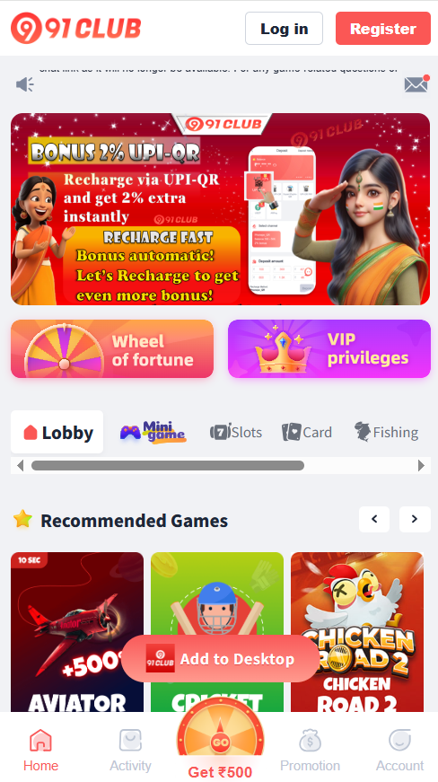 91Club Login