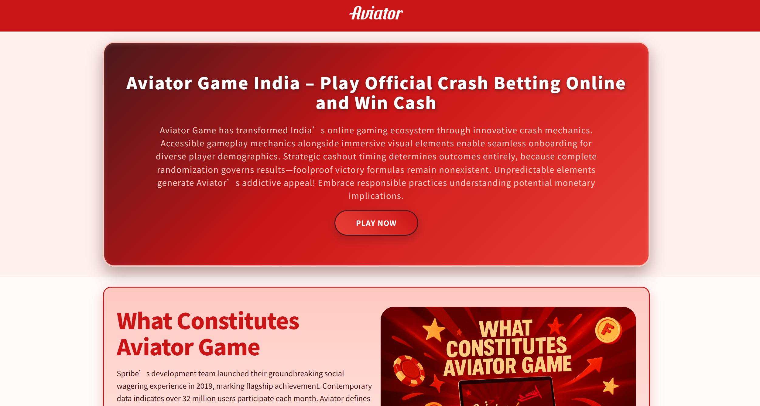 Aviator Game India