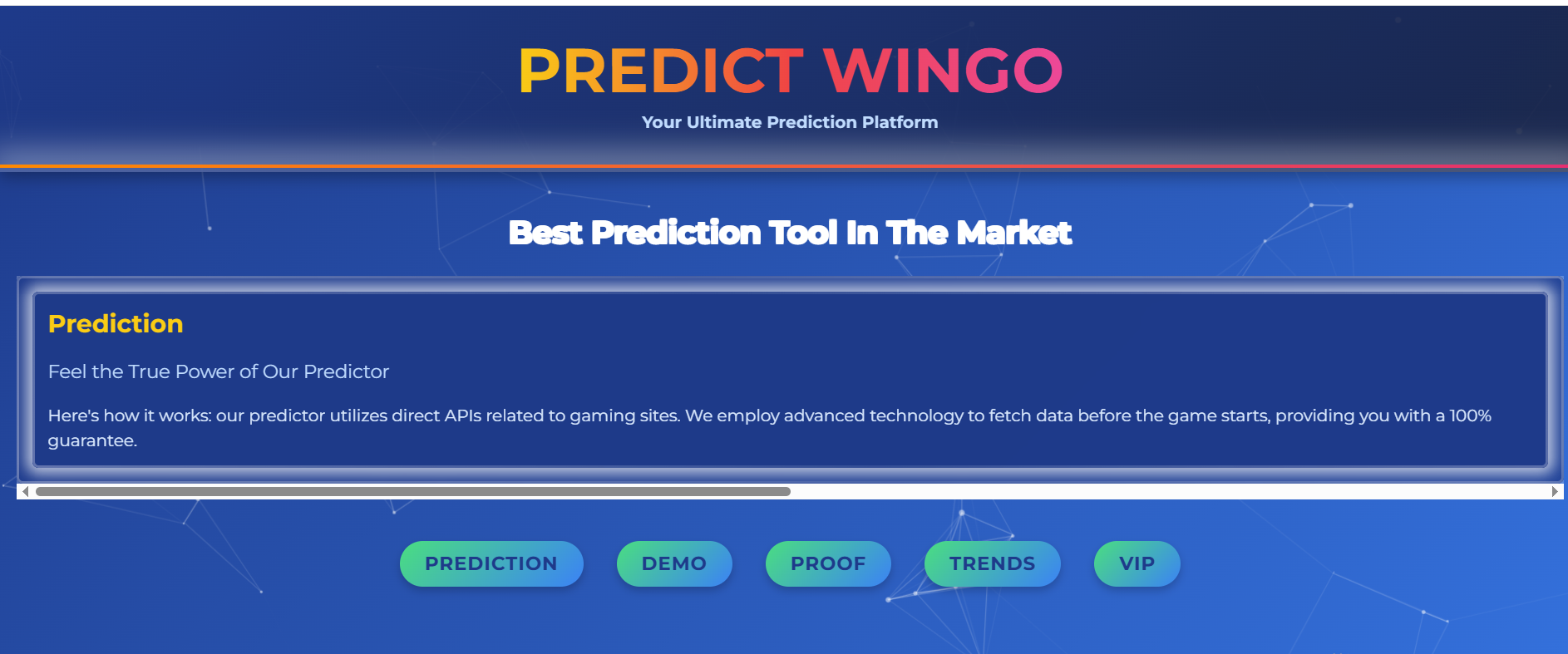 Wingo Pro Predictions