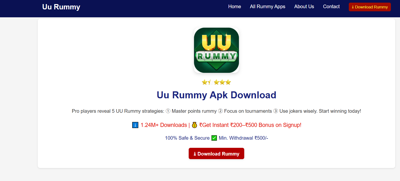 Uu Rummy Apk Download