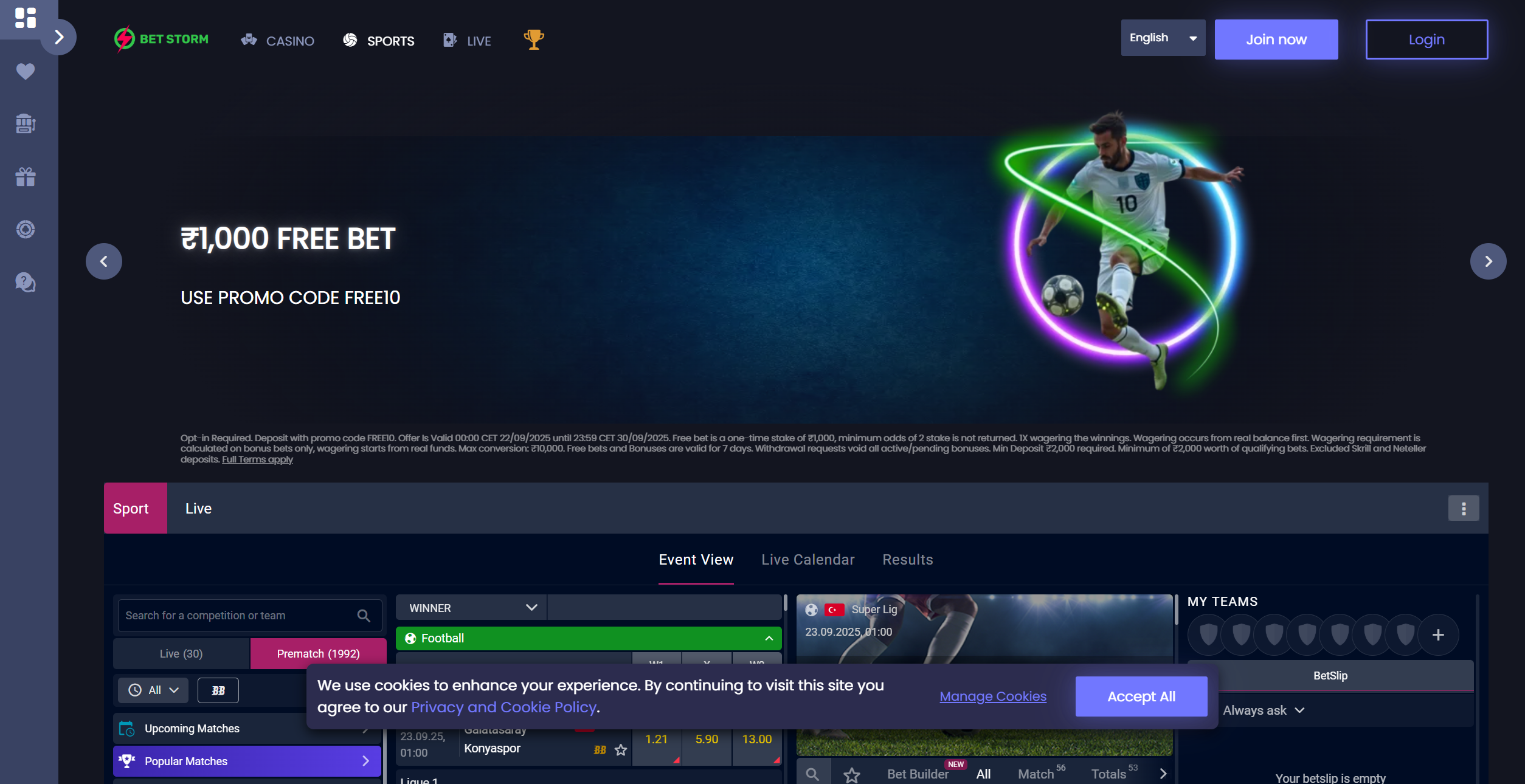 BET STORM
