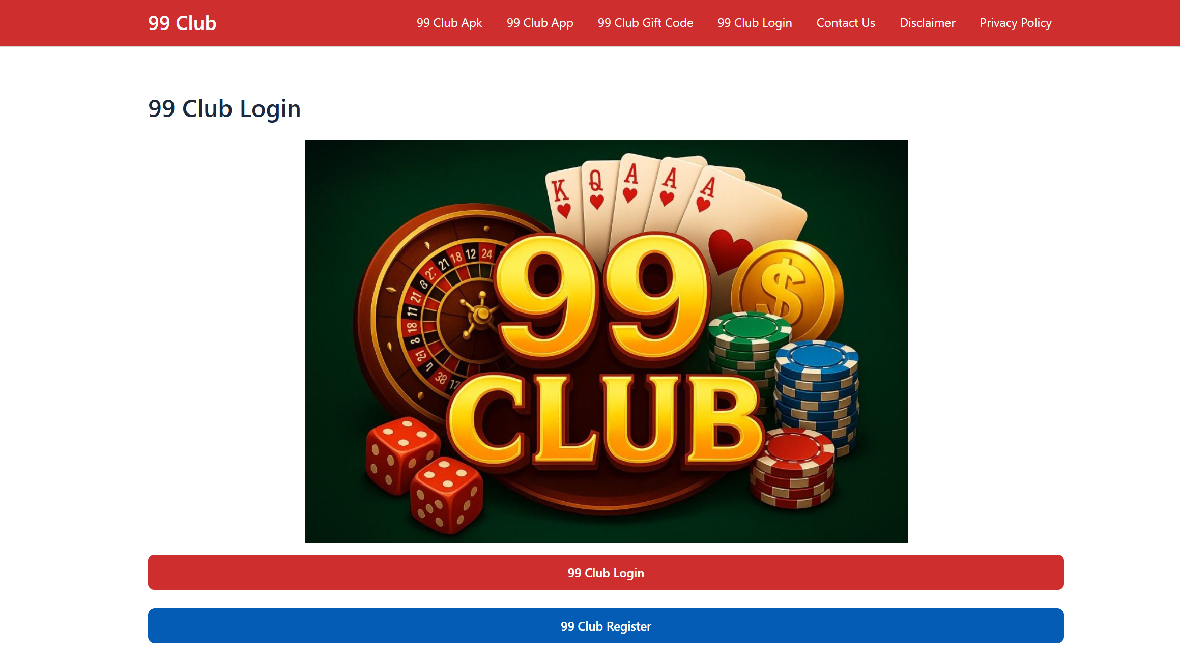 99Club Login 99Club Login