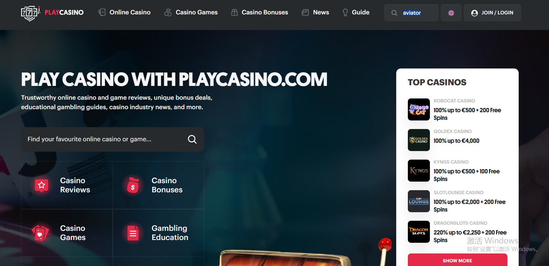 Play Casino