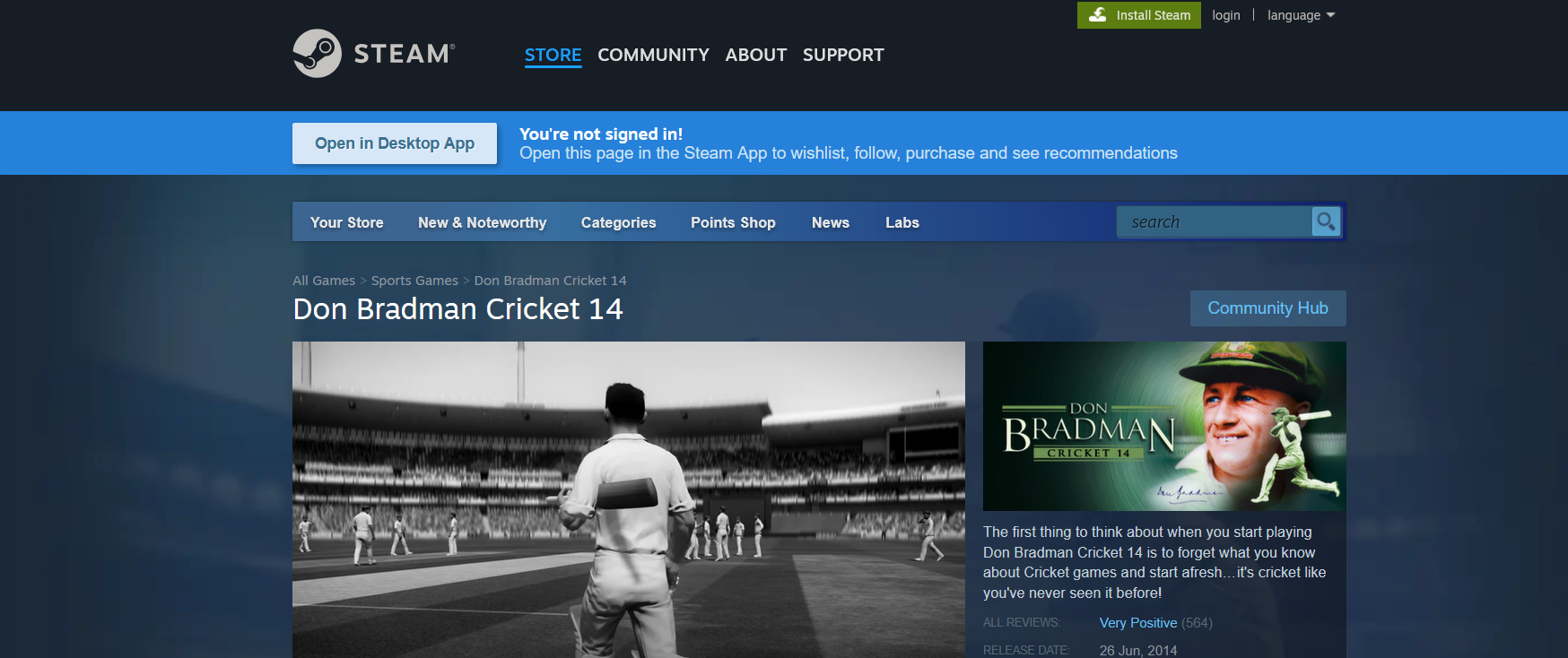 Don Bradman Cricket 14