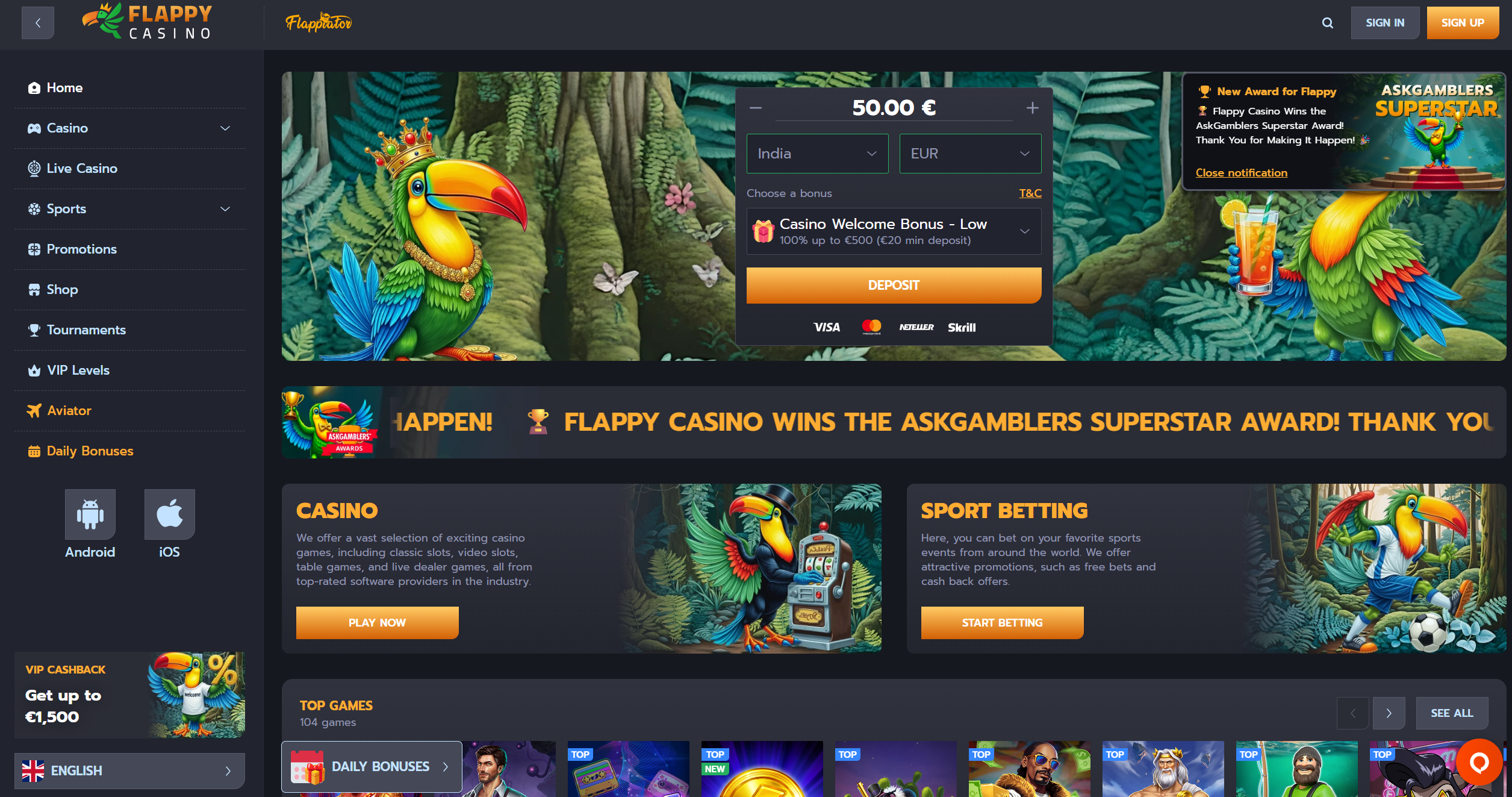 Flappy Casino
